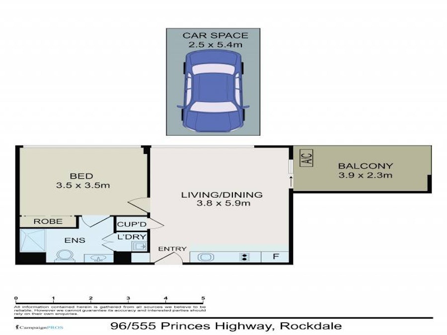 96/555 Princes Highway, Rockdale, NSW, 2216 - Floorplan 1