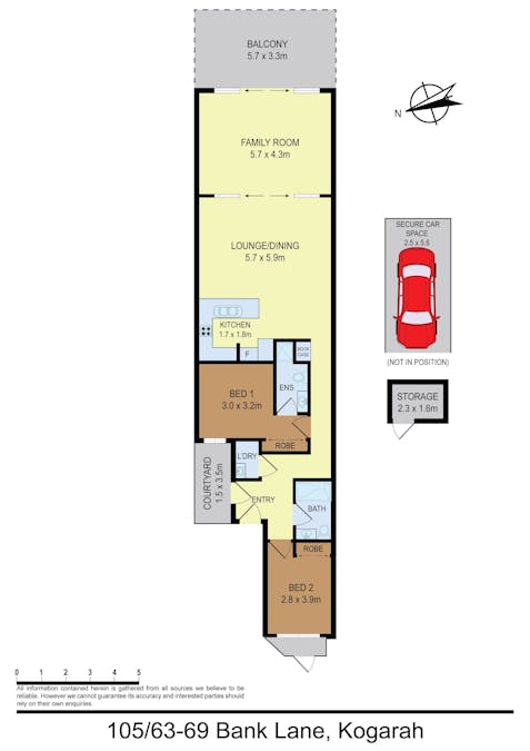 63-69 Bank Lane, Kogarah, NSW, 2217 - Floorplan 1