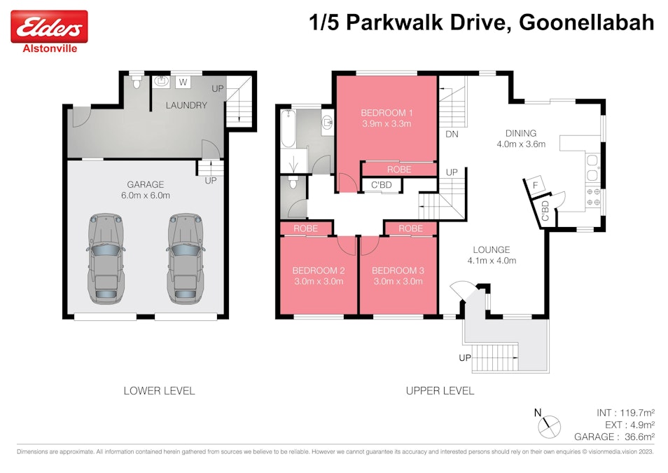 1/5 Parkwalk Drive, Goonellabah, NSW, 2480 - Floorplan 1