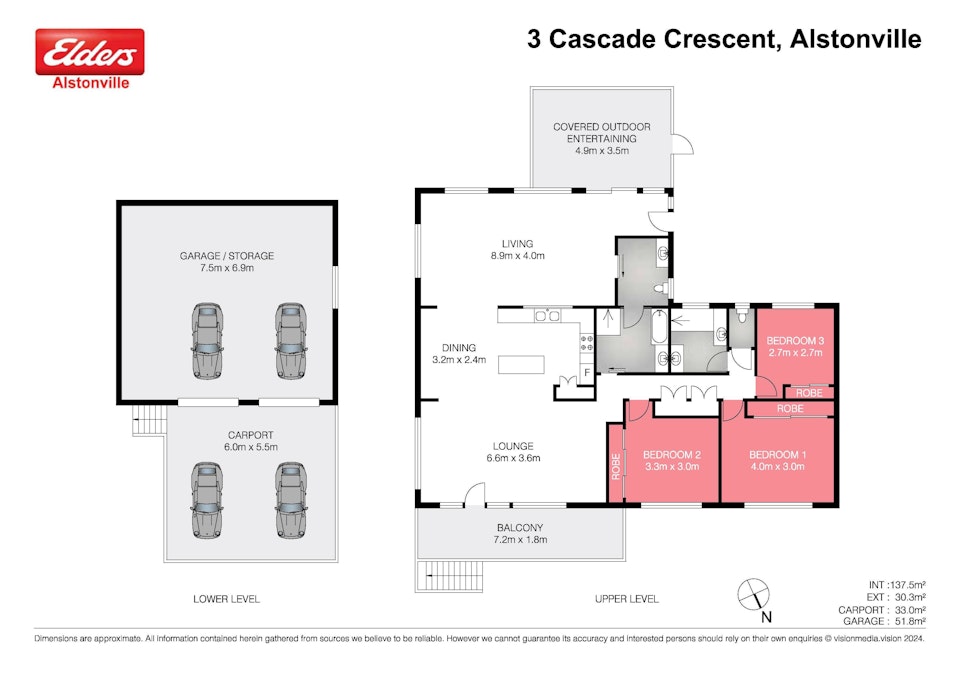 3 Cascade Crescent, Alstonville, NSW, 2477 - Floorplan 1