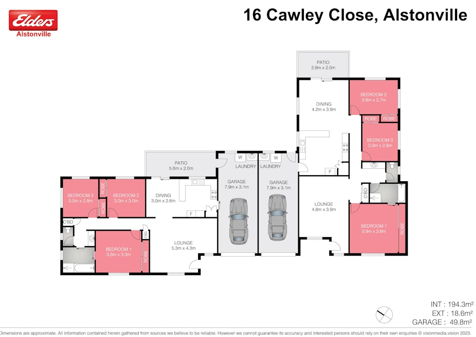 16 Cawley Close, Alstonville, NSW, 2477 - Floorplan 1