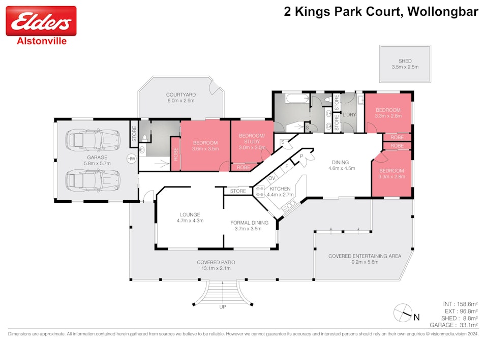 2 Kings Park Court, Wollongbar, NSW, 2477 - Floorplan 1