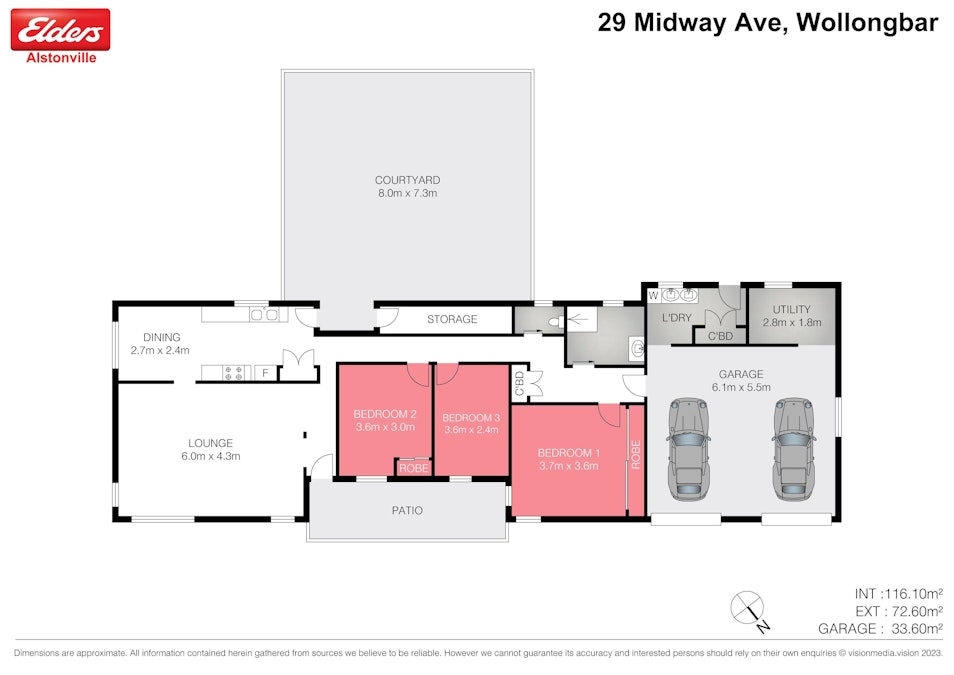29 Midway Avenue, Wollongbar, NSW, 2477 - Floorplan 1