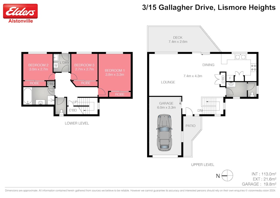 3/15 Gallagher Drive, Lismore Heights, NSW, 2480 - Floorplan 1