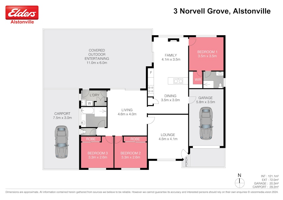 3 Norvell Grove, Alstonville, NSW, 2477 - Floorplan 1