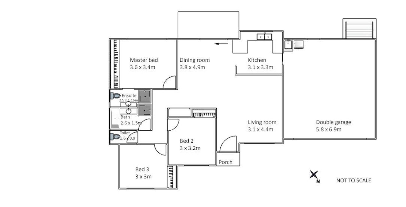 9 Tiara Close, Grafton, NSW, 2460 - Floorplan 1