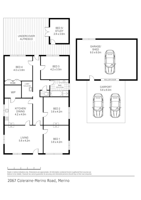 2067 Coleraine-Merino Road, Merino, VIC, 3310 - Floorplan 1