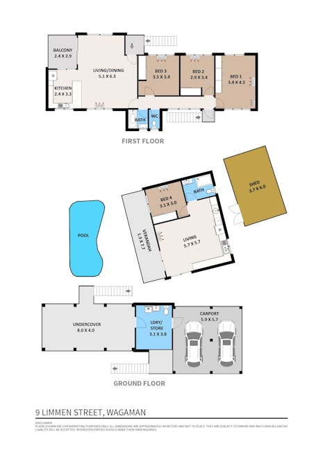9 Limmen Street, Wagaman, NT, 0810 - Floorplan 1