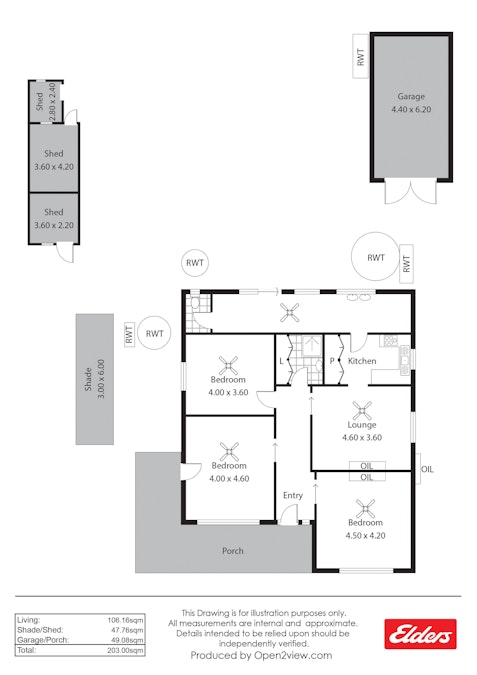 26 Fifth Street, Orroroo, SA, 5431 - Floorplan 1