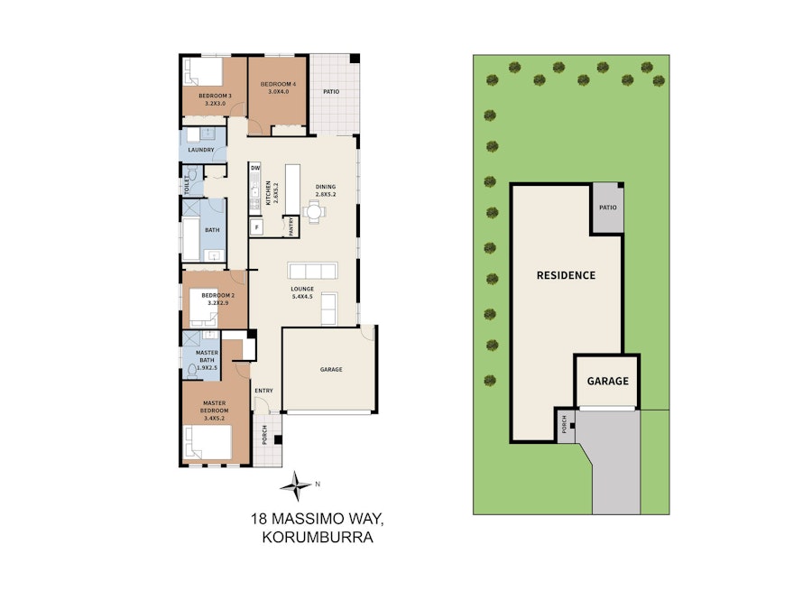 18 Massimo Way, Korumburra, VIC, 3950 - Floorplan 1