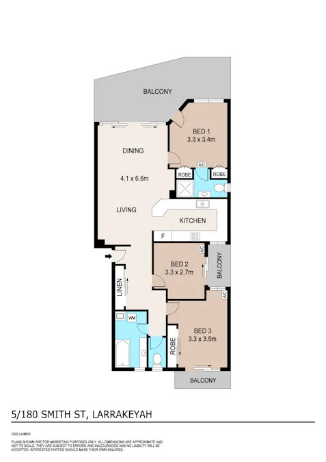 5/180 Smith Street, Larrakeyah, NT, 0820 - Floorplan 1