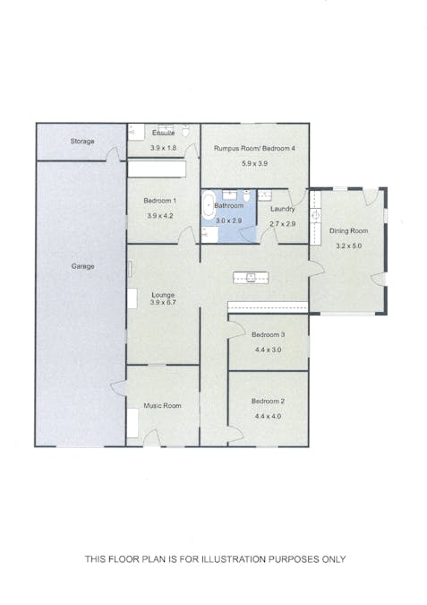 3 Kidman Street, Naracoorte, SA, 5271 - Floorplan 1