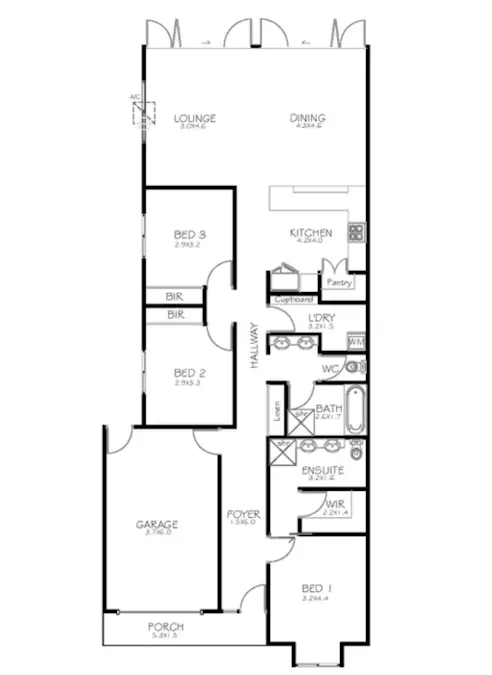 22 Bridge Crescent, Port Lincoln, SA, 5606 - Floorplan 1