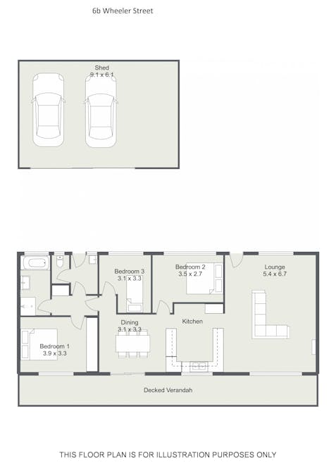 6a & 6b Wheeler Street, Naracoorte, SA, 5271 - Floorplan 2