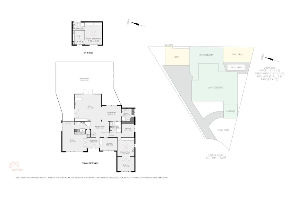 3 Hazel Court, Whyalla Norrie, SA, 5608 - Floorplan 1