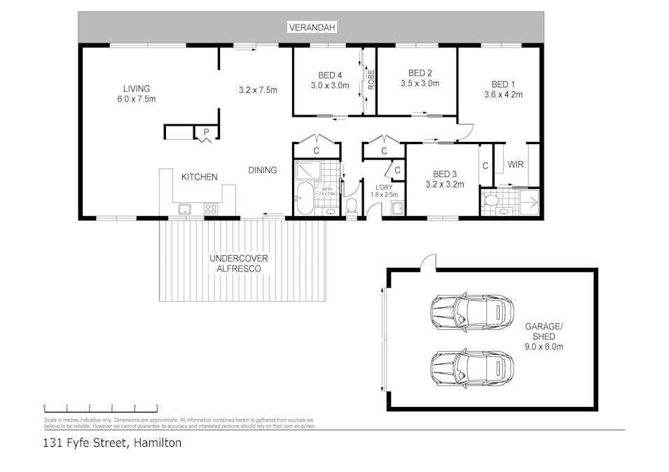 131 Fyfe Street, Hamilton, VIC, 3300 - Floorplan 1