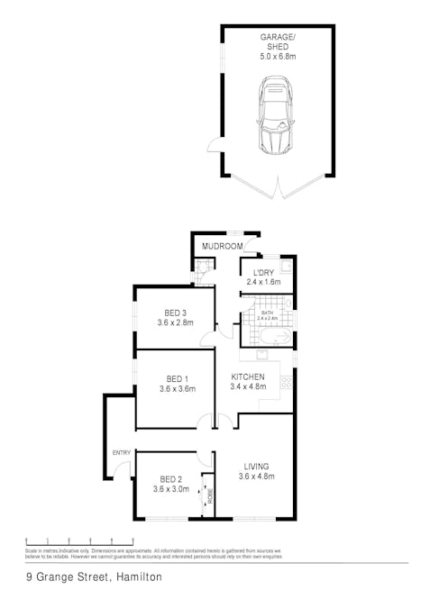 9 Grange Street, Hamilton, VIC, 3300 - Floorplan 1