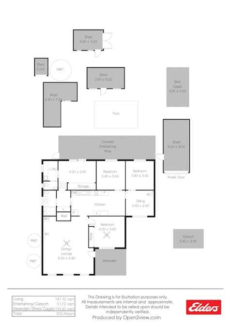 77 Main North Road, Sevenhill, SA, 5453 - Floorplan 1