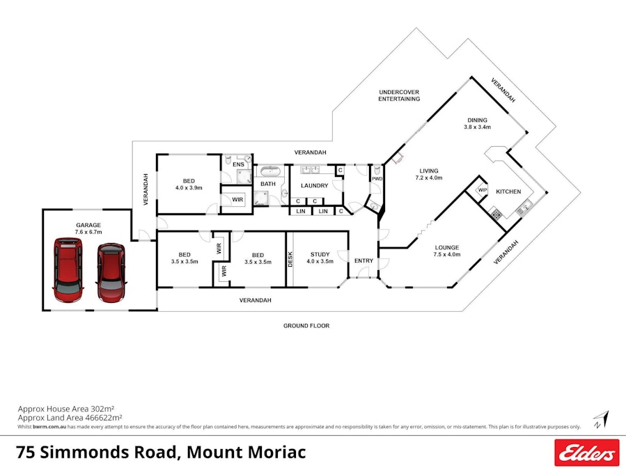 75 Simmonds Road, Mount Moriac, VIC, 3240 - Floorplan 1