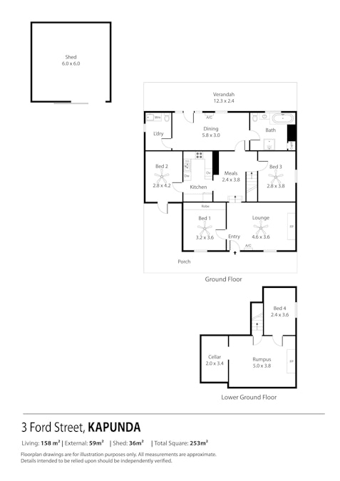 3 Ford Street, Kapunda, SA, 5373 - Floorplan 1