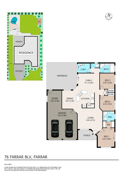 76 Farrar Boulevard, Farrar, NT, 0830 - Floorplan 1