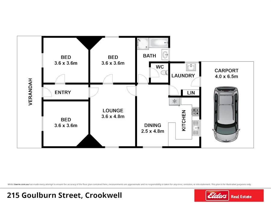 215 Goulburn Street, Crookwell, NSW, 2583 - Floorplan 1