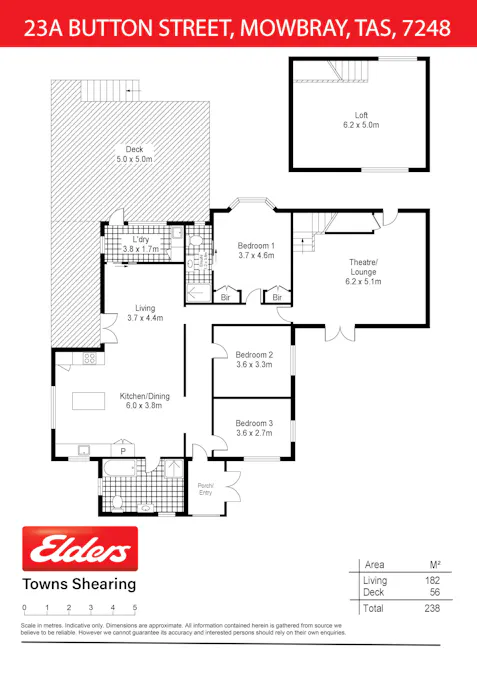 23A Button Street, Mowbray, TAS, 7248 - Floorplan 1