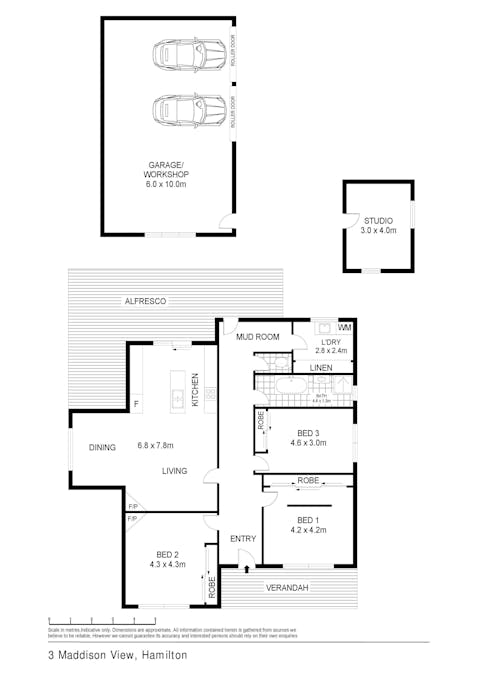 3 Maddison View, Hamilton, VIC, 3300 - Floorplan 1