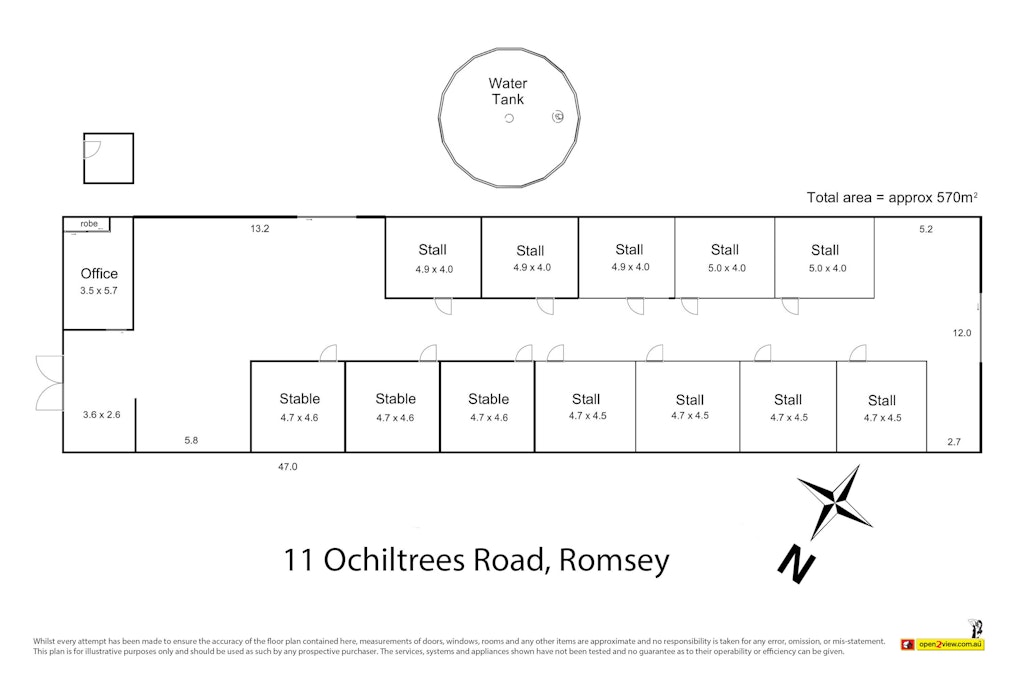 11 Ochiltrees Road, Romsey, VIC, 3434 - Floorplan 1
