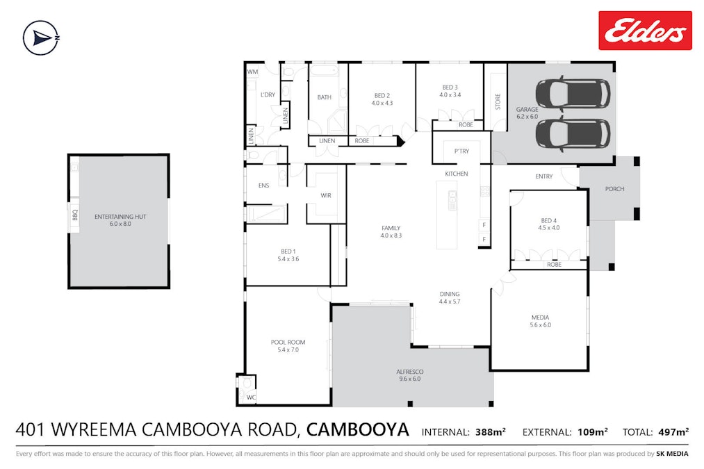 401 Wyreema Cambooya Road, Cambooya, QLD, 4358 - Floorplan 1