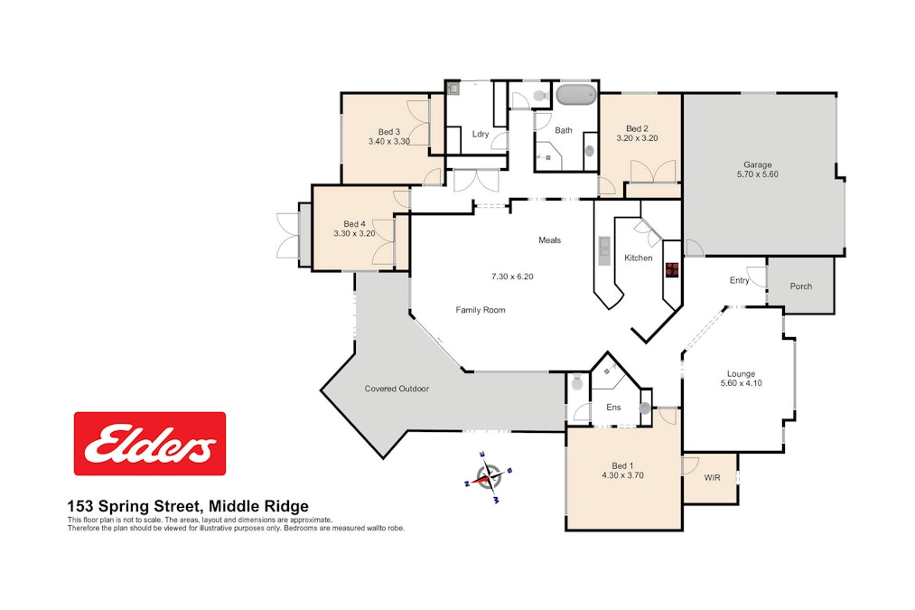 153 Spring Street, Middle Ridge, QLD, 4350 - Floorplan 1