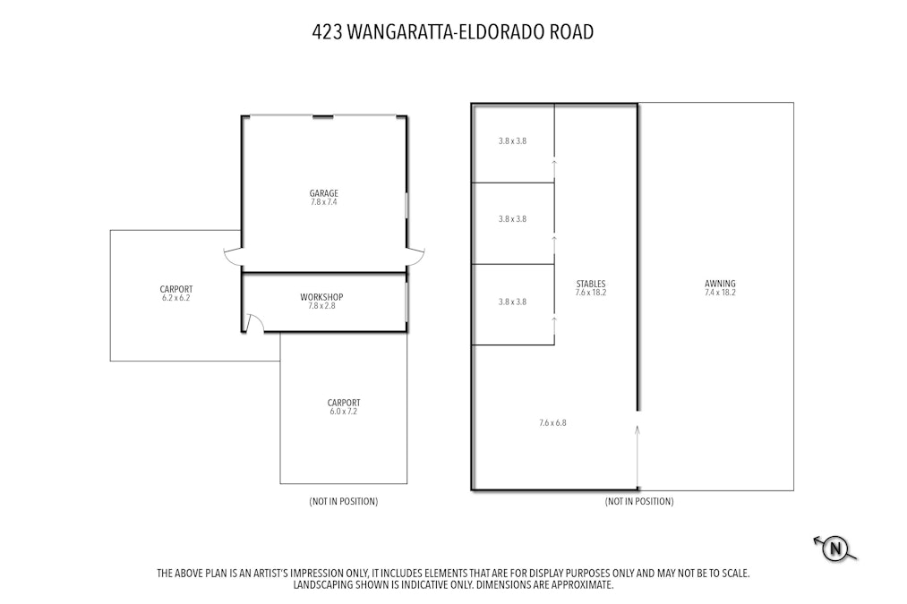 423 Wangaratta-Eldorado Road, North Wangaratta, VIC, 3678 - Floorplan 1