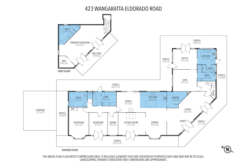 423 Wangaratta-Eldorado Road, North Wangaratta, VIC, 3678 - Floorplan 2