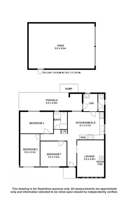 25 Ramsay Street, Millicent, SA, 5280 - Floorplan 1