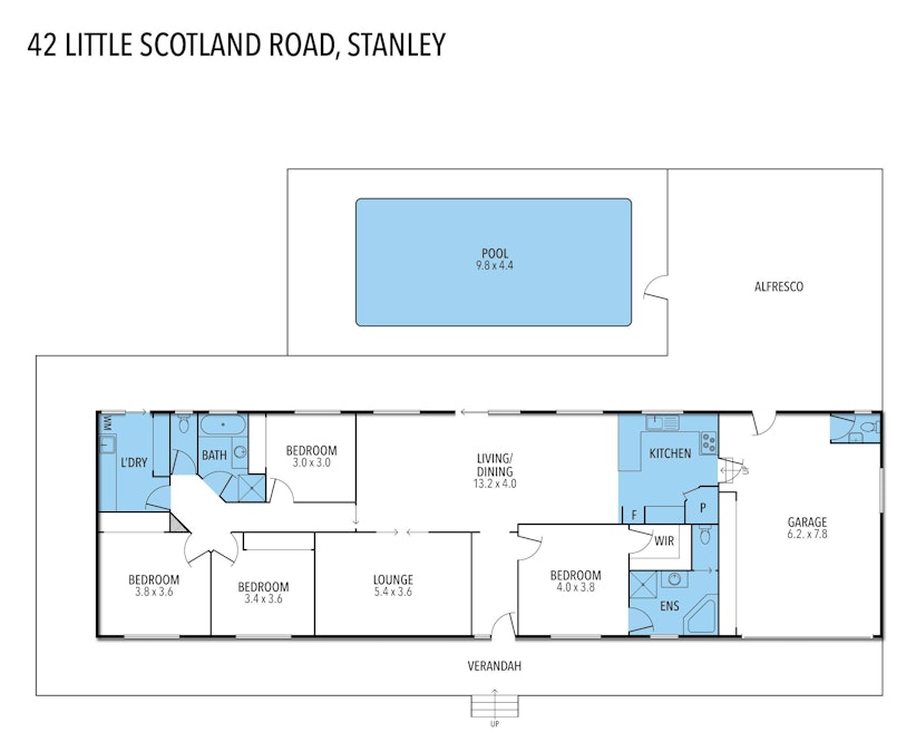 42 Little Scotland Road, Stanley, VIC, 3747 - Floorplan 1