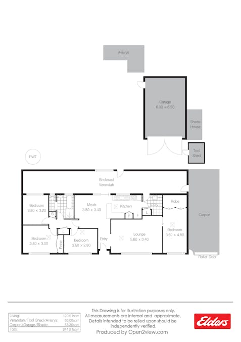 8 Dutton Street, Jamestown, SA, 5491 - Floorplan 1