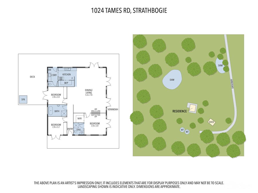 1024 Tames Road, Strathbogie, VIC, 3666 - Floorplan 1