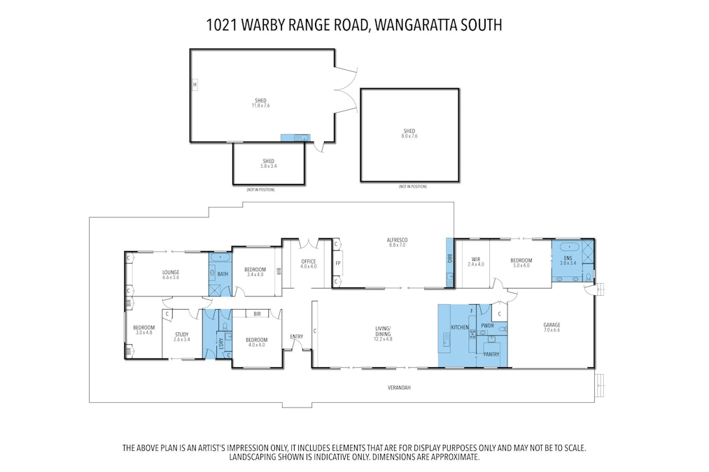 1021 Warby Range Road, Wangaratta, VIC, 3677 - Floorplan 1