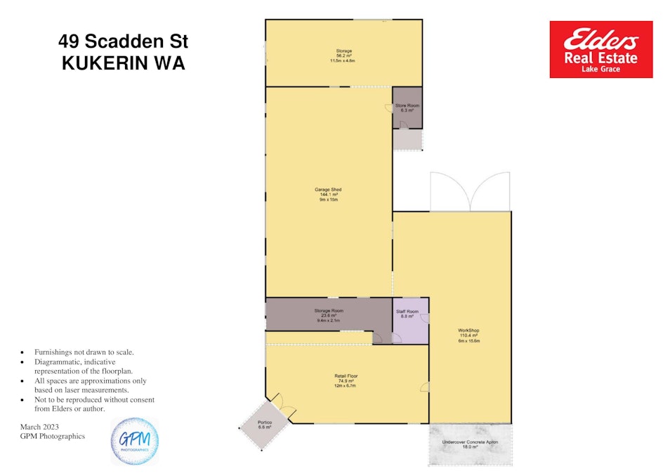 49 Scadden Street, Kukerin, WA, 6352 - Floorplan 1