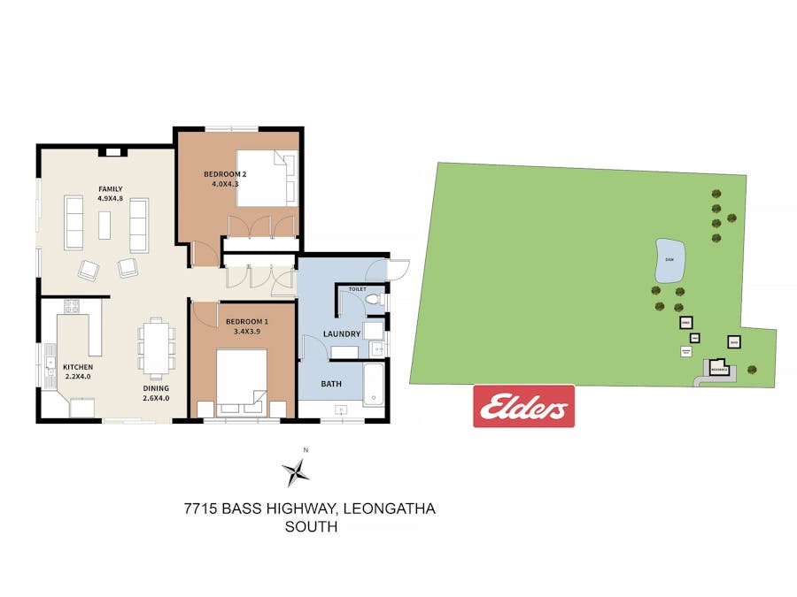 7715 Bass Highway, Leongatha South, VIC, 3953 - Floorplan 1