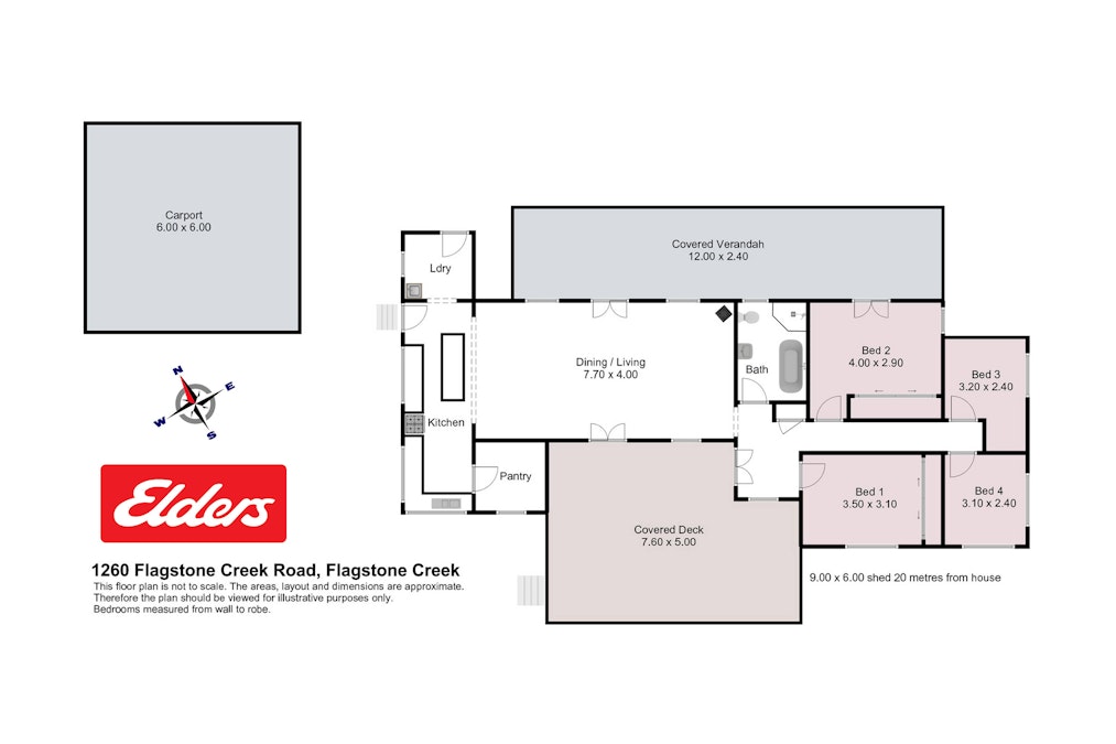 1260 Flagstone Creek Road, Flagstone Creek, QLD, 4344 - Floorplan 1