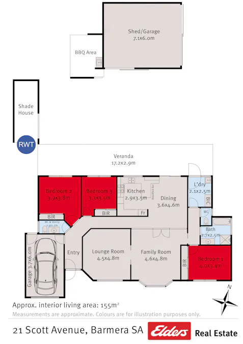 21 Scott Avenue, Barmera, SA, 5345 - Floorplan 1