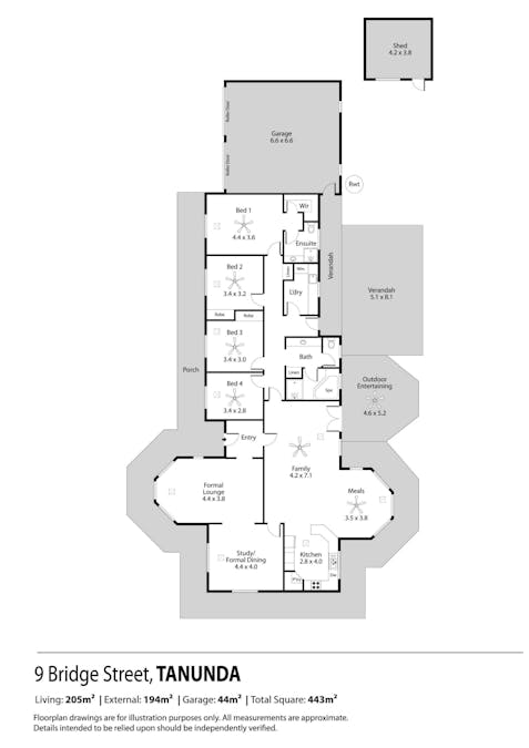 9 Bridge Street, Tanunda, SA, 5352 - Floorplan 1