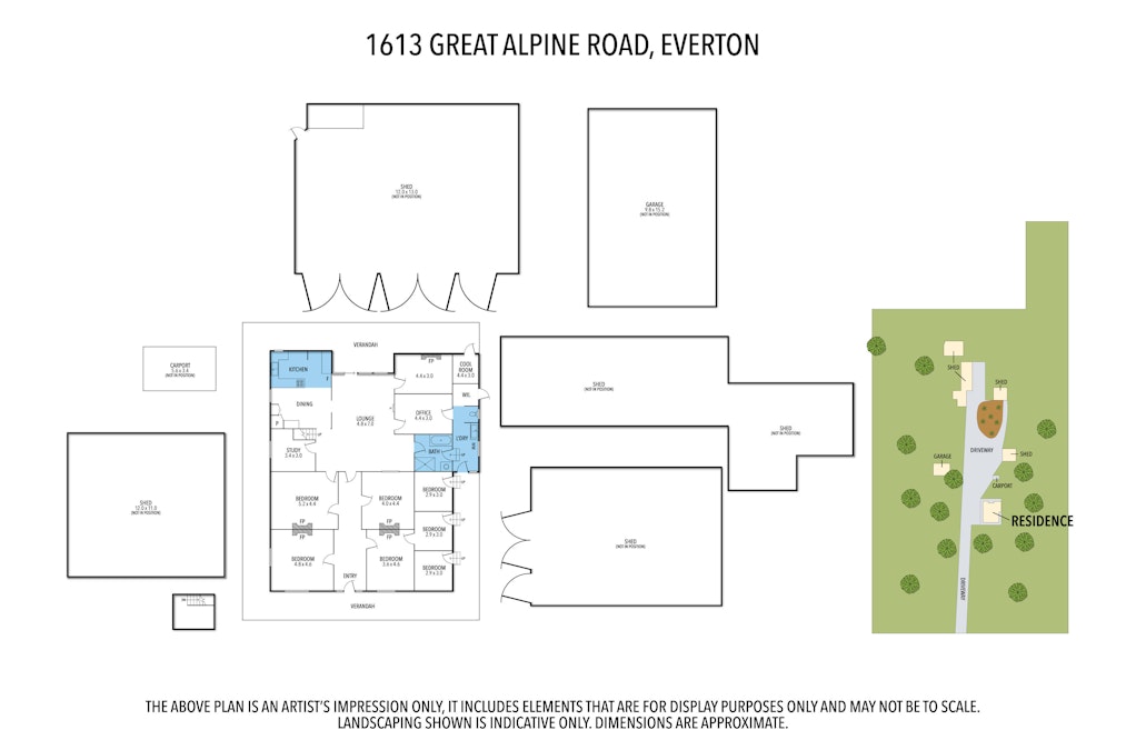 1613 Great Alpine Road, Tarrawingee, VIC, 3678 - Floorplan 1