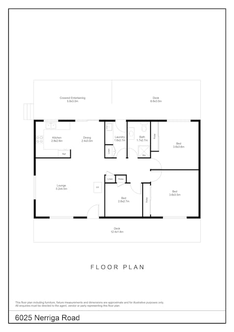 6025 Nerriga Road, Nerriga, NSW, 2622 - Floorplan 1