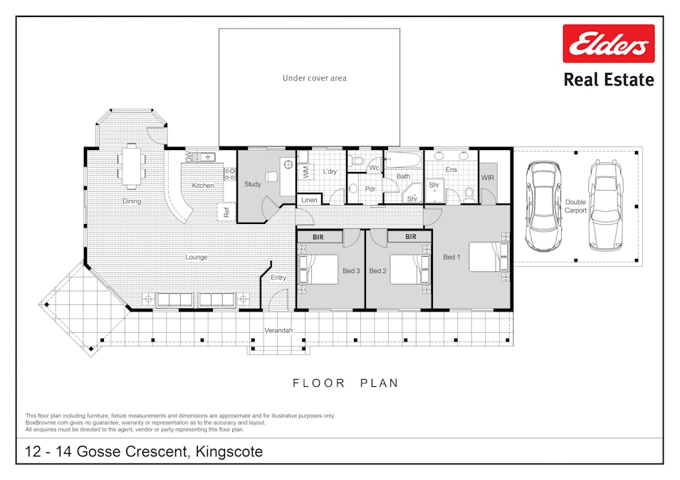 12 - 14 Gosse Crescent, Kingscote, SA, 5223 - Floorplan 1
