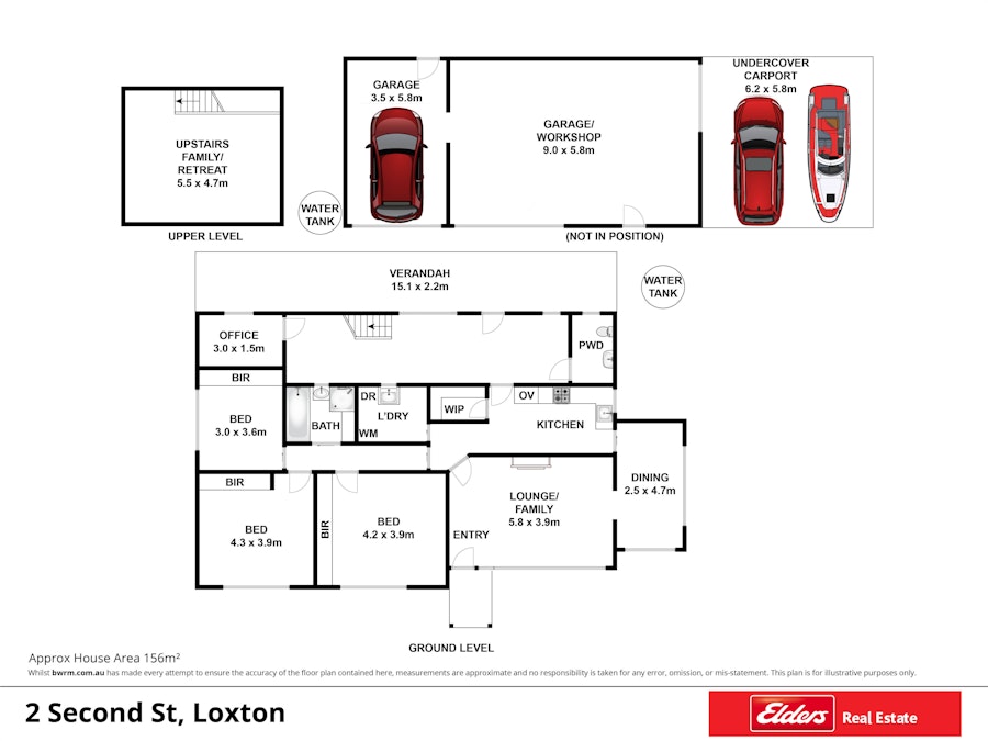 2 Second Street, Loxton, SA, 5333 - Floorplan 1