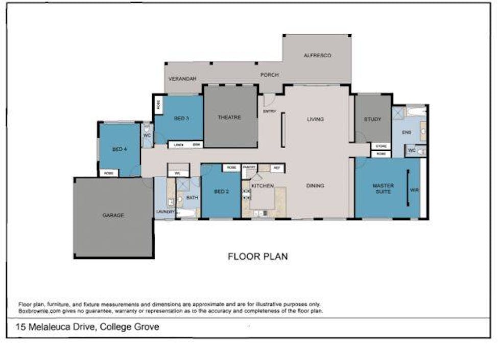 15 Melaleuca Drive, College Grove, WA, 6230 - Floorplan 1