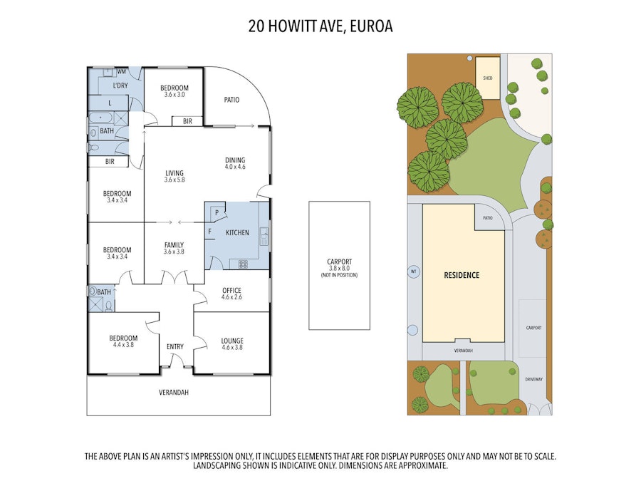 20 Howitt Avenue, Euroa, VIC, 3666 - Floorplan 1