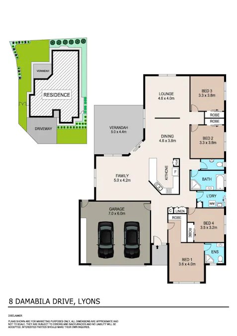 8 Damabila Drive, Lyons, NT, 0810 - Floorplan 1